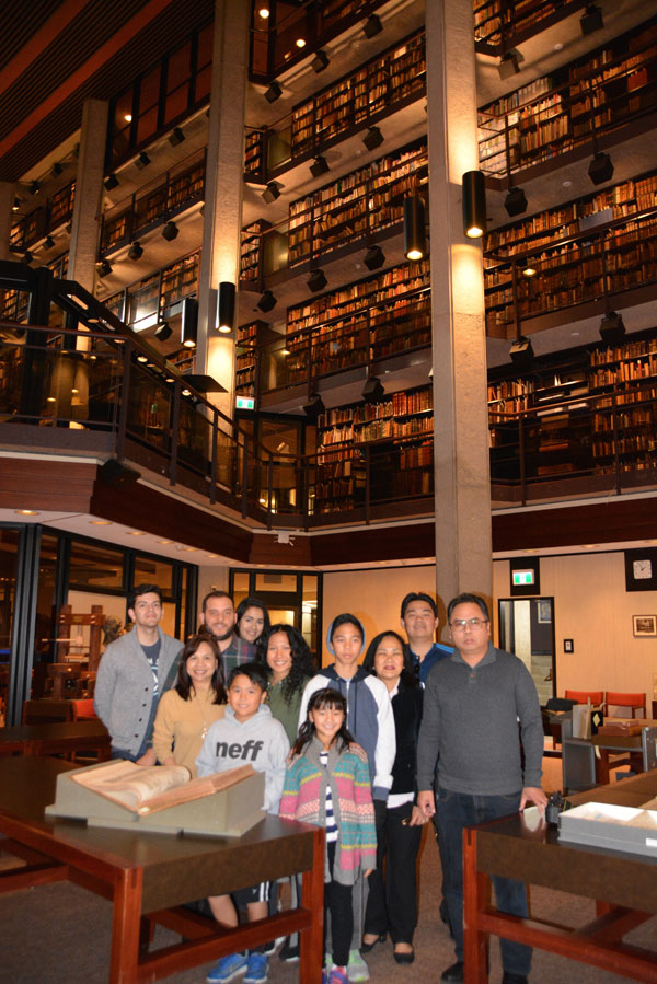 The philippine reporter u of t library gives reporter staff guests