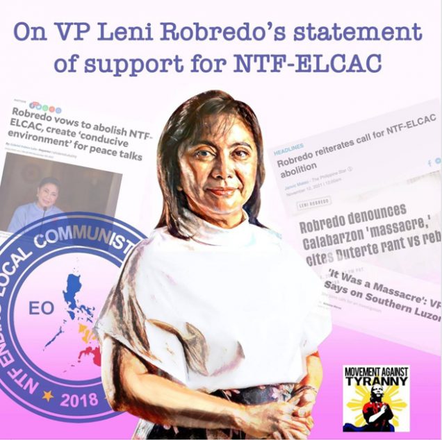 The Philippine Reporter - On VP Leni Robredo’s Statement Of Support For ...