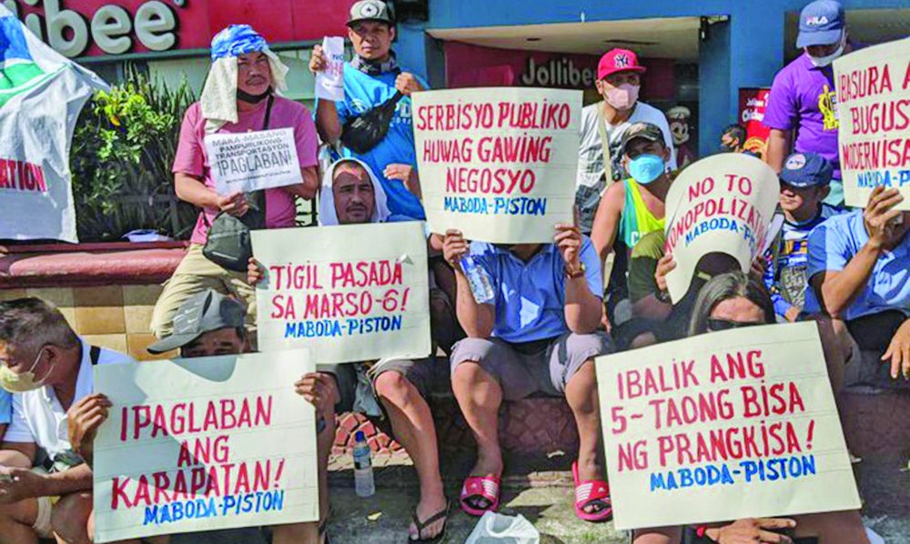 The Philippine Reporter - Jeepney drivers kick off transport strike vs ...